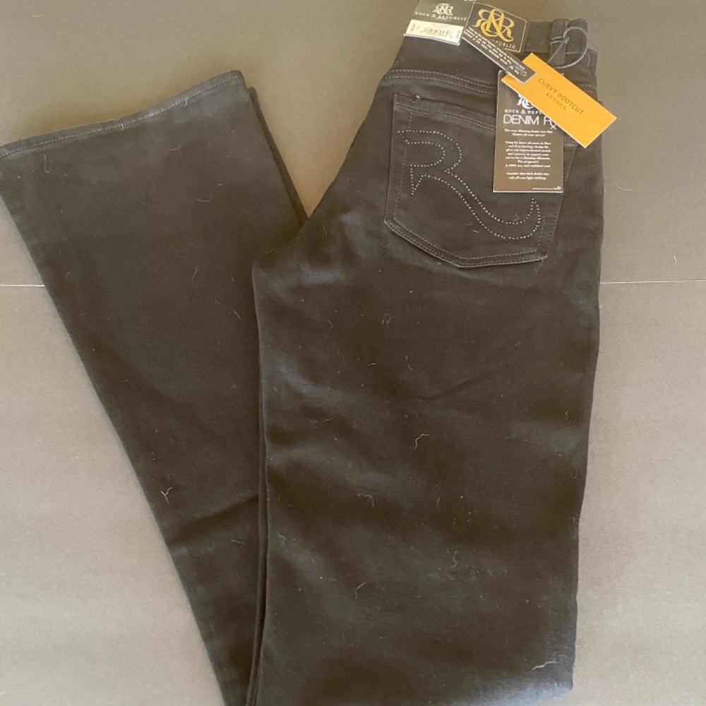 ROCK & REPUBLIC BLACK JEANS - Picture 3 of 7